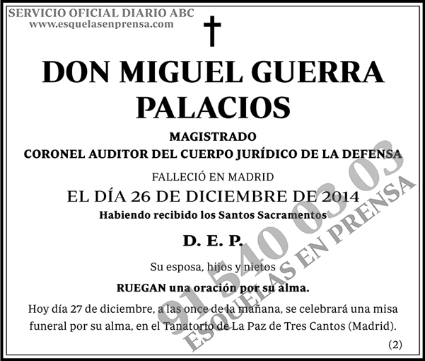 Miguel Guerra Palacios